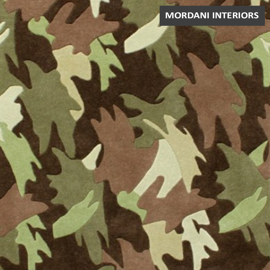 005-A Fantasy Green Leaf Carpet Rugs